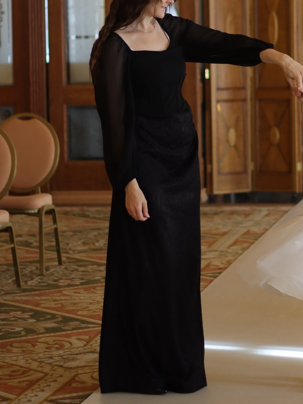 Black evening corset dress NEW